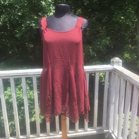 Free people sheer slip dress. - Picture 1 of 8